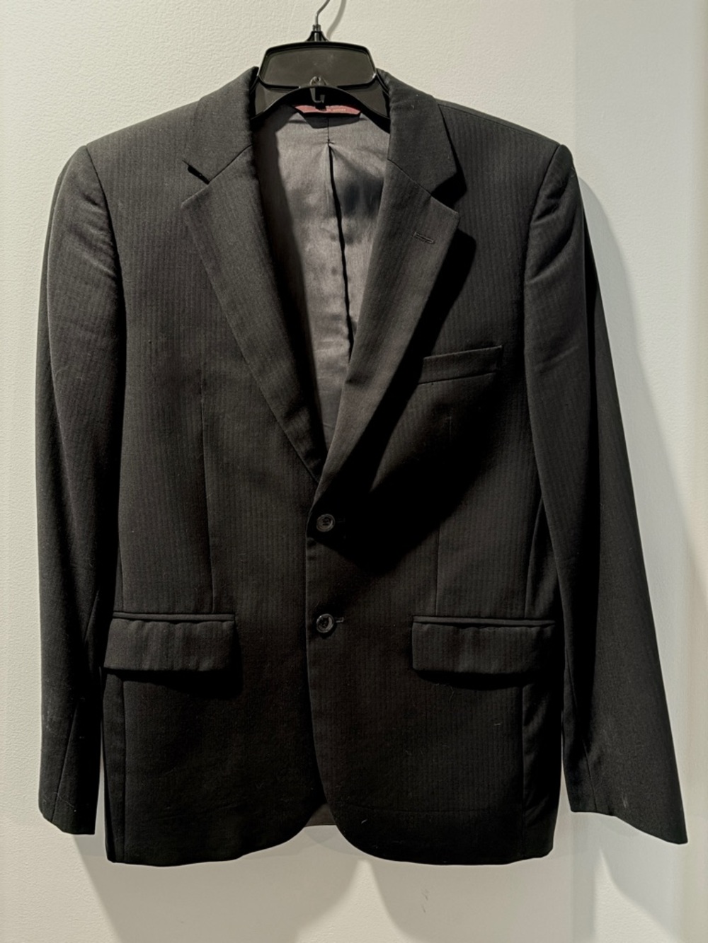 Boys Black Suit Two-Button Jacket & Pants